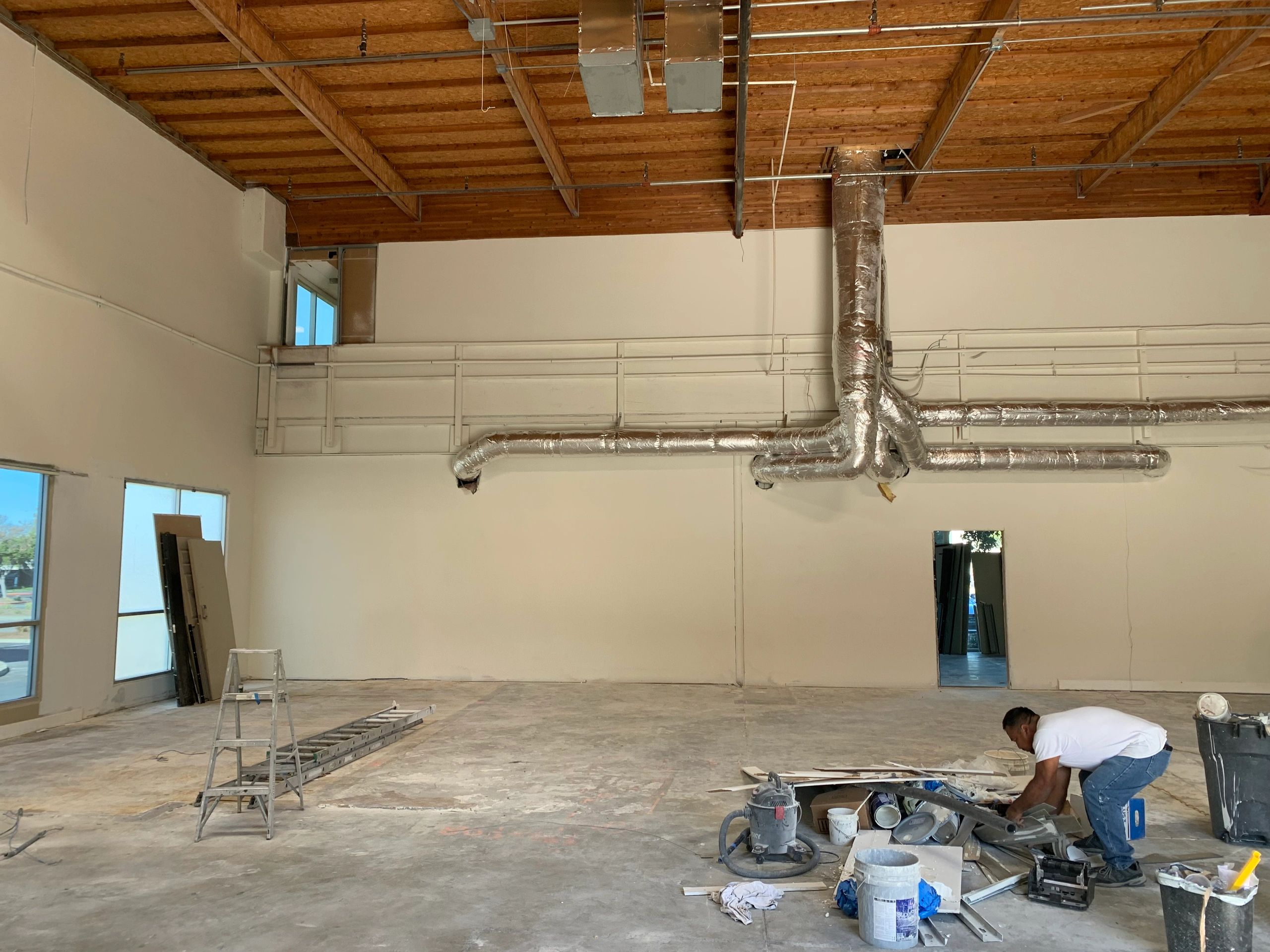 Commercial construction renovation interior