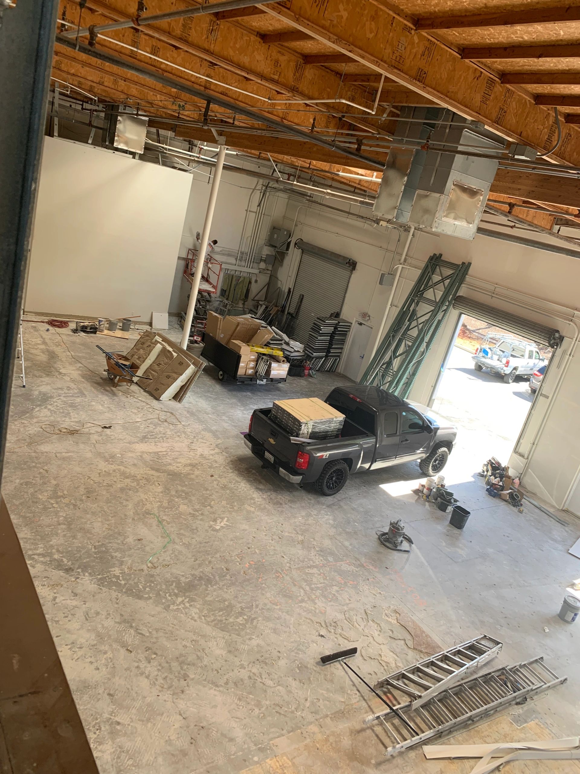 Concrete floor construction