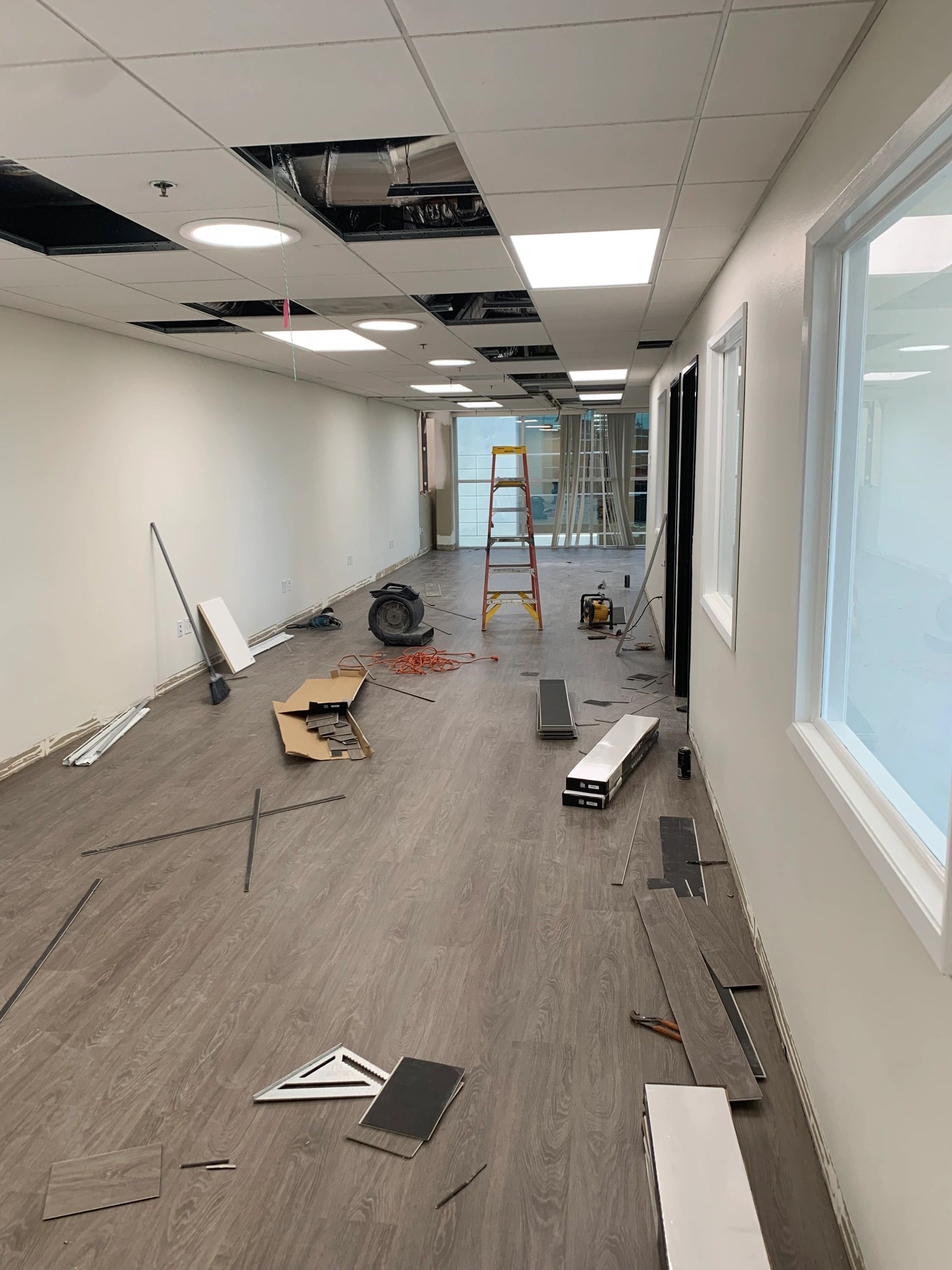 Commercial space renovation