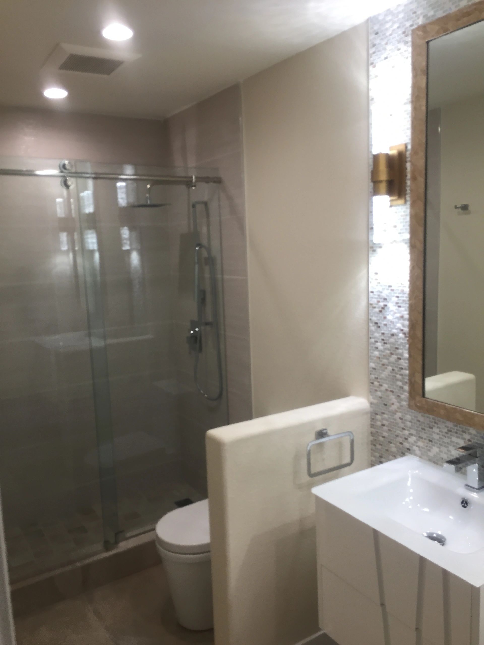 Modern bathroom interior
