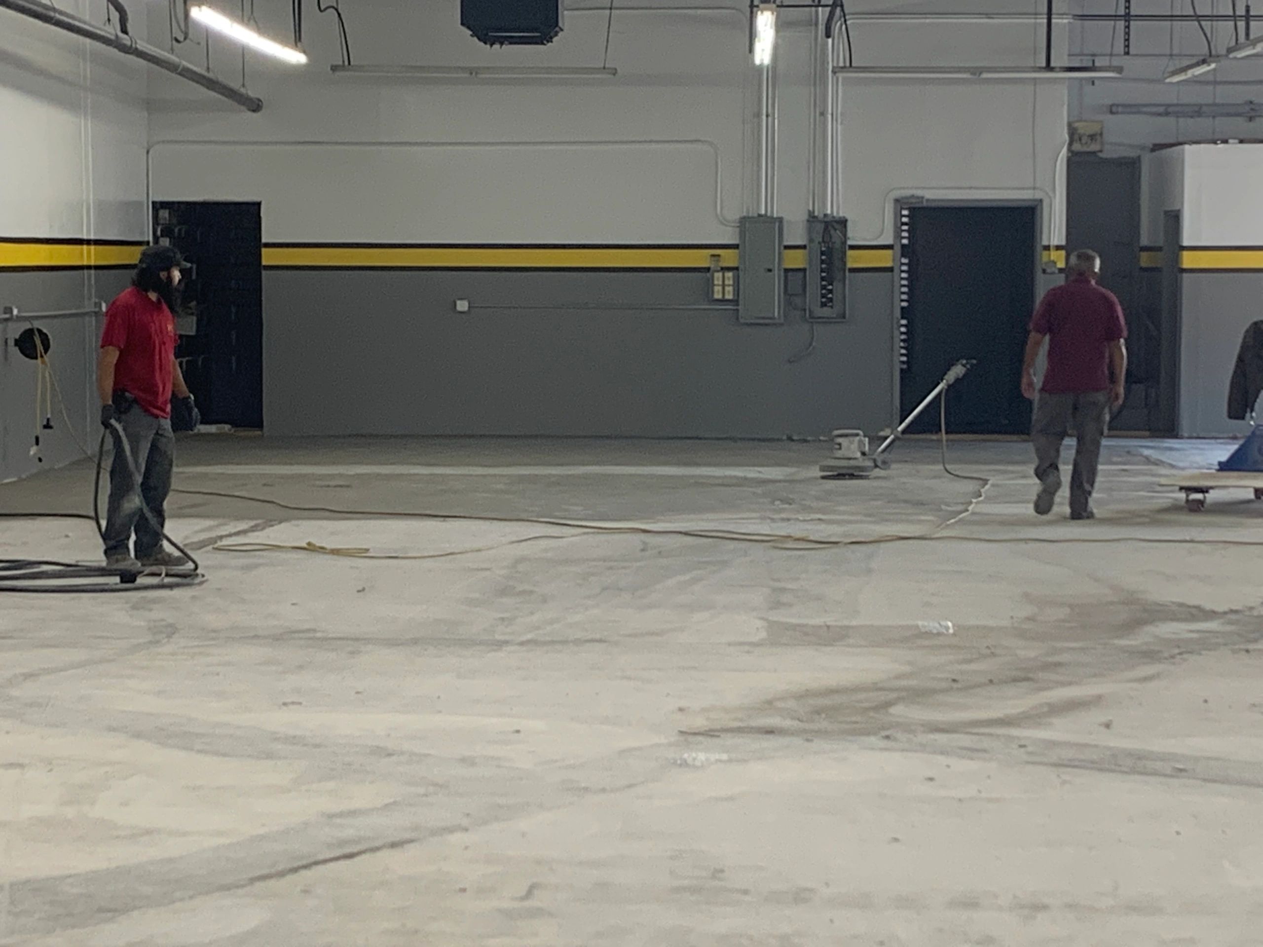 Industrial warehouse workers